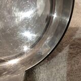 Silver-plated metal soup ladle by Christofle silversmiths, Albi pattern