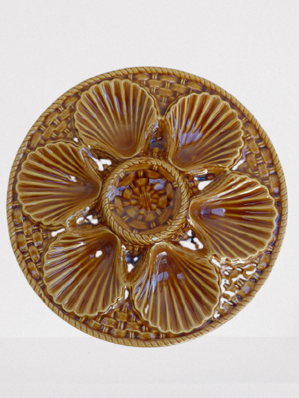 Oyster plates Longchamp slurry