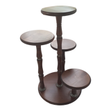 Solid wood plant holder