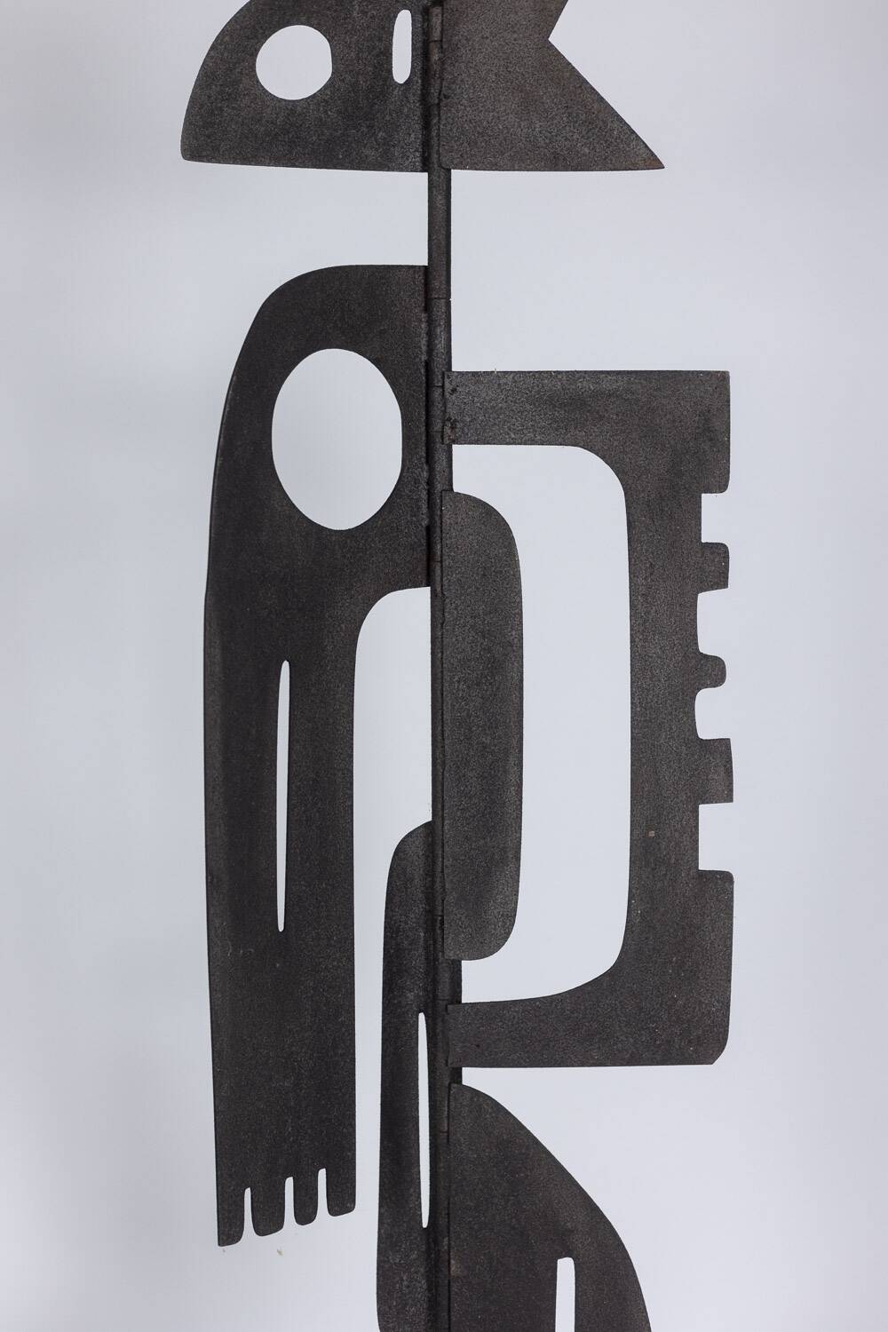 Léo Pascha, metal sculpture, contemporary work