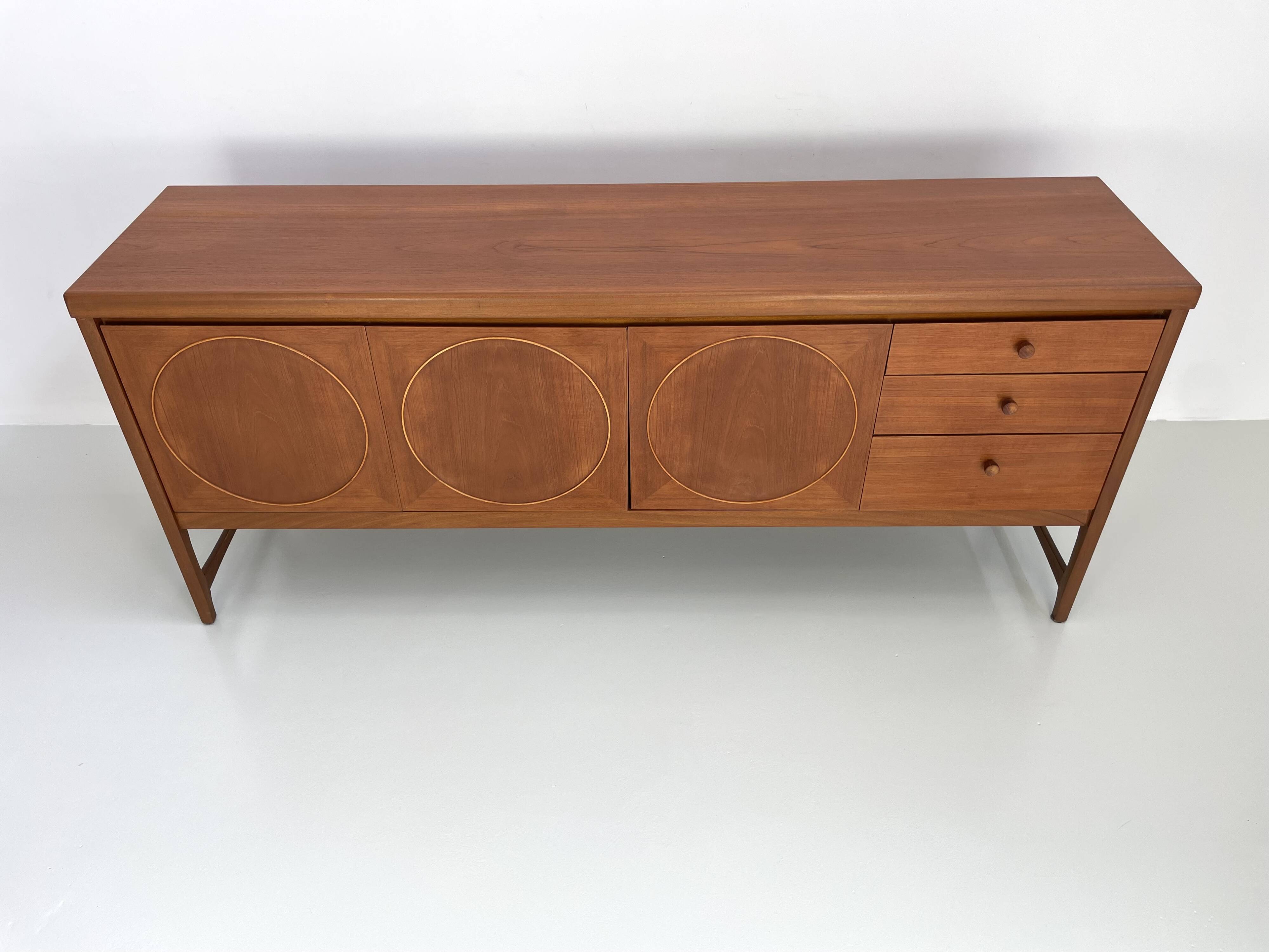 Vintage Nathan "Circle" sideboard 1960's
