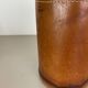 lovely real leather paper bin basket by Torben Ørskov & Co Denmark, 1960s