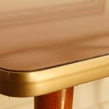 Table d'appoint en formica & bois