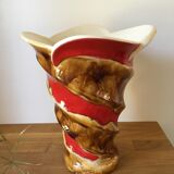 Large ceramic vase signed