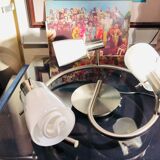 Ceiling lamp, wall lamp three frosted glass spotlights