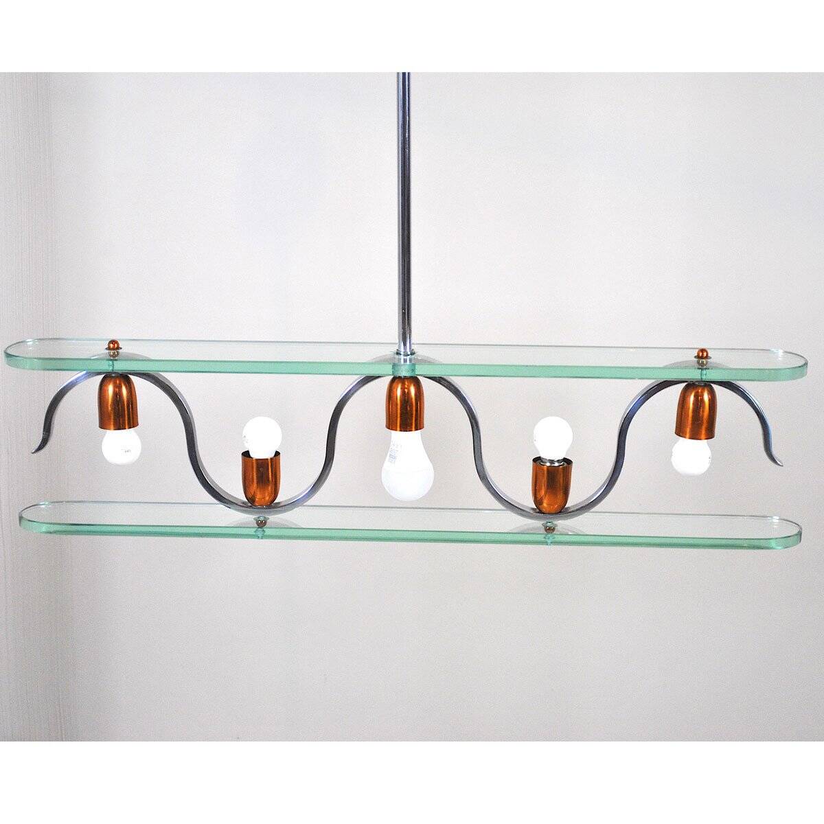 Suspension lamp, Italy, 1950s