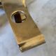 Vintage double Scandinavian candlestick in brass