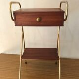 Teak bedside table