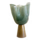 Contemporary Milky-Green Murano Style Glass Table Lamp