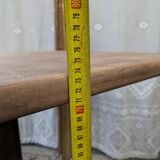 Bistro table in wood and metal