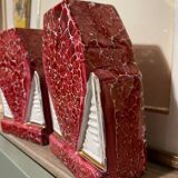 Duo of art deco vases