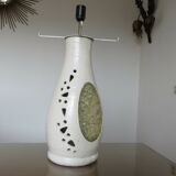 Ceramic lamp and resin "Accolay" 50s 60s