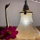 Vintage tulip walker in holophanous glass