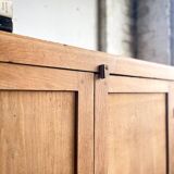 Old oak workshop cabinet