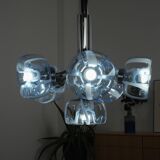 Chandelier, Italian design, Murano glass, 1970s, manufactured in Italy