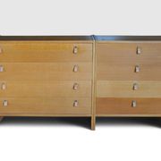 2 commodes Søborg en chêne scandinave