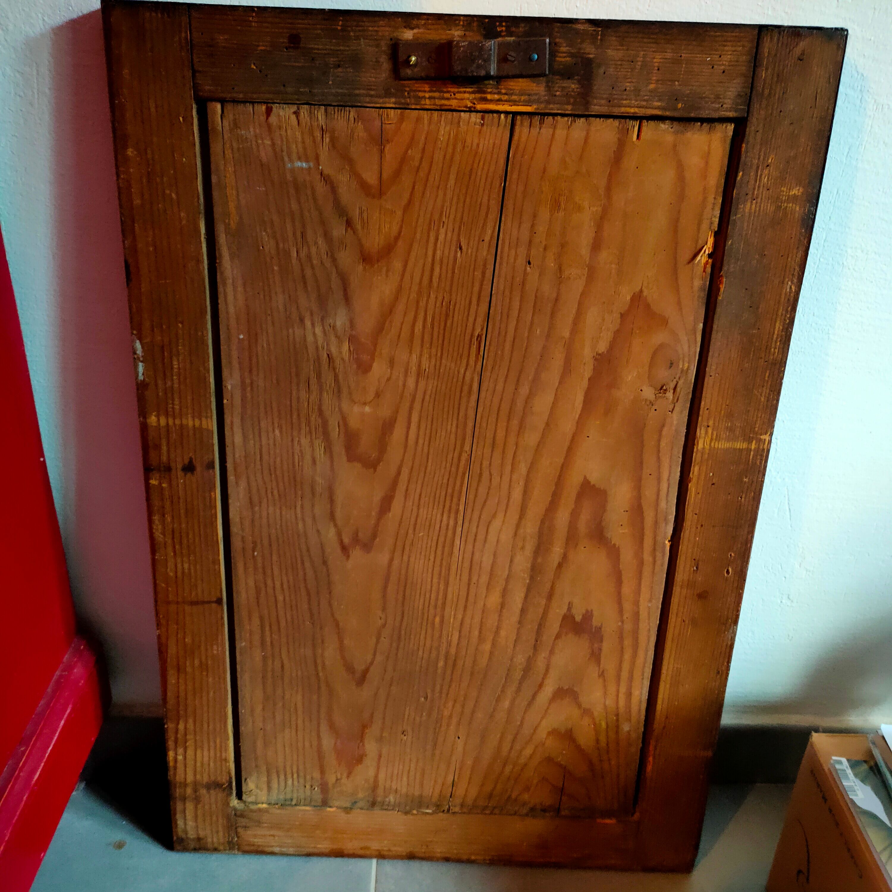 Miroir ancien en noyer 50x74cm