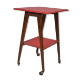 Side table on roulette