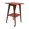 Side table on roulette