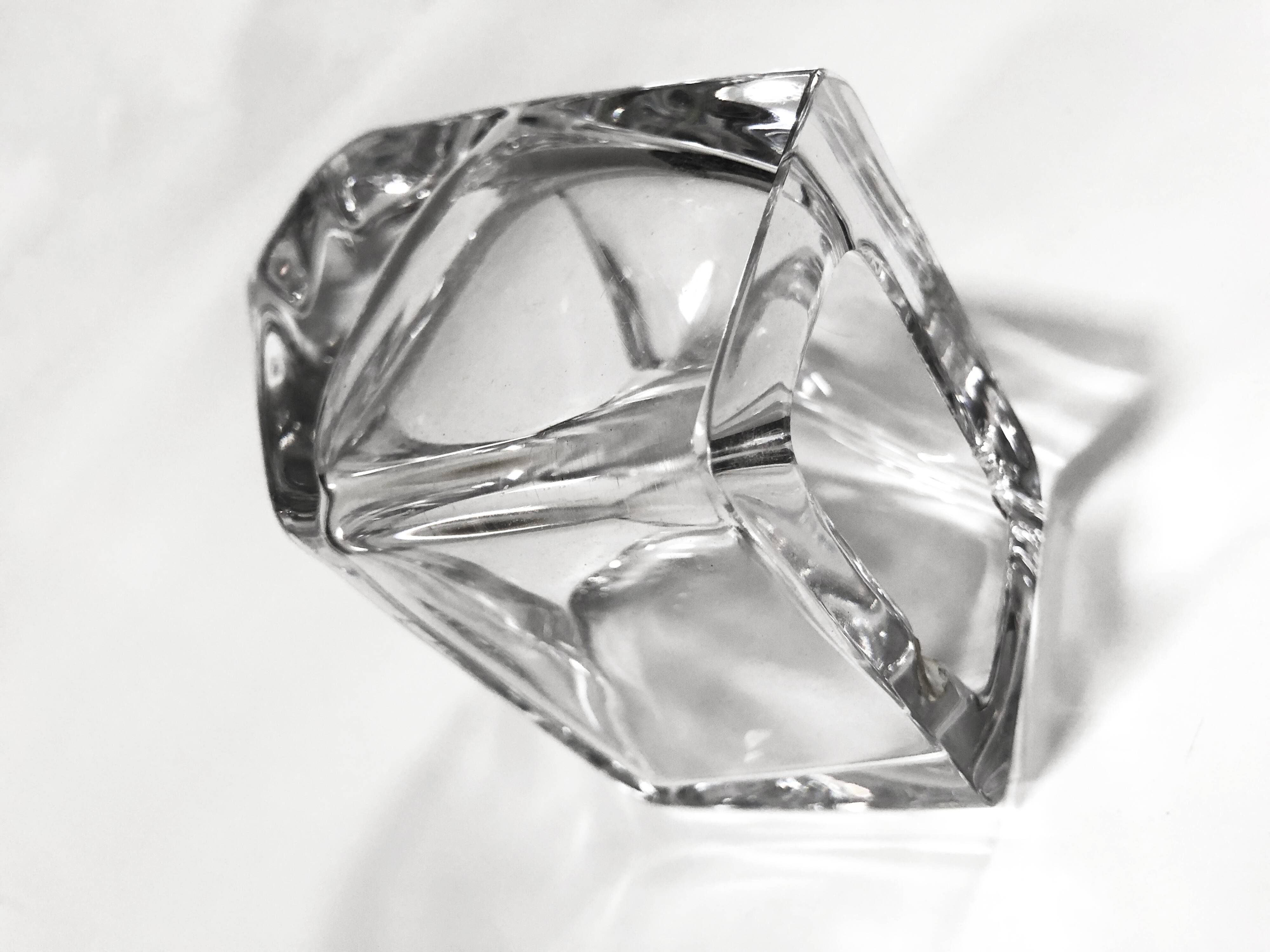 Vintage Ashtray • Pen Holder • Crystal • Daum France • 1970