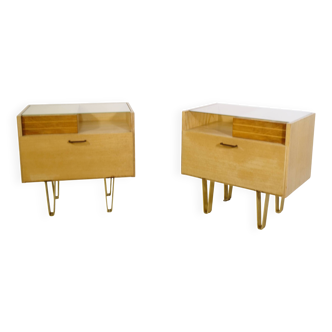 Bedside cabinets, 50s 60s