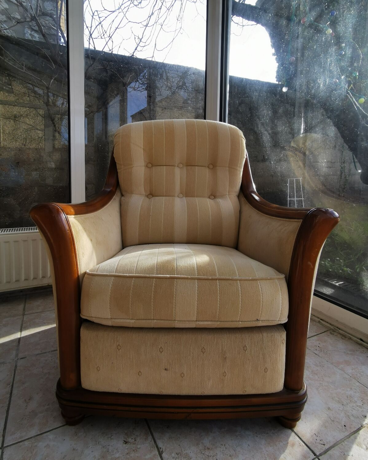 Pair of signed Jacques Leleu armchairs