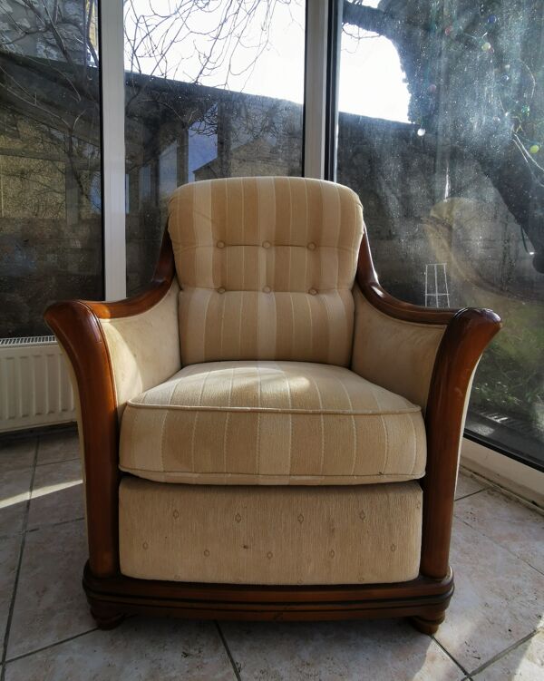 Paire de fauteuils Jacques Leleu signés