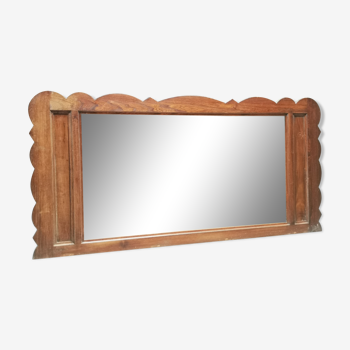 Vintage wooden mirror 170cm x 82.5cm