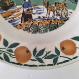 Pair of Saint Amandinoise deep dishes from the 50s