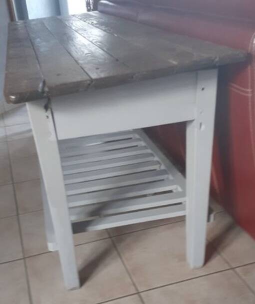 Very old entrance bench large coffee table console