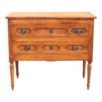 Louis XVI style 2-drawer saute chest of drawers