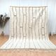 Handmade pure wool rug, custom size 2/3 m.