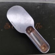 Set of 6 Christofle knife rests in the Strié model in silver-plated metal.
