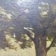 Oil painting panel - Countryside landscape Ploughing scene Signed Plaisant XI