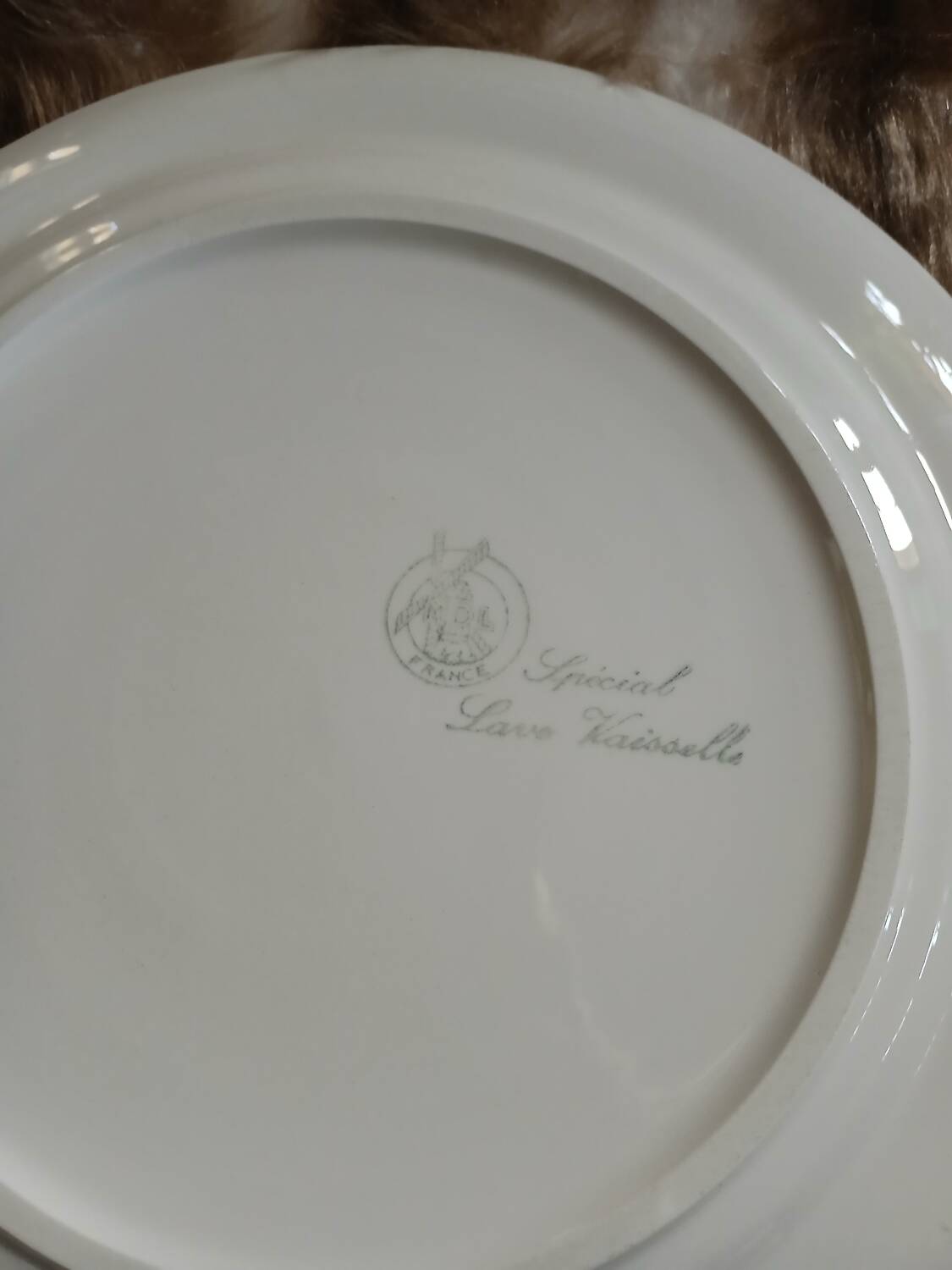 Vintage tableware set Moulin des Loups