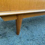 Scandinavian 3-door oak wardrobe from the 1960s, 155cm.