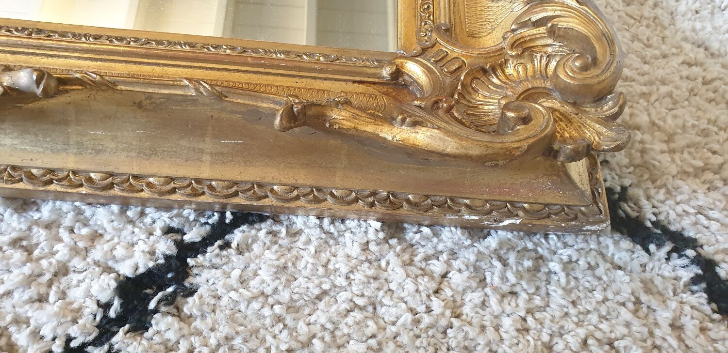 Golden mirror 116 x 97