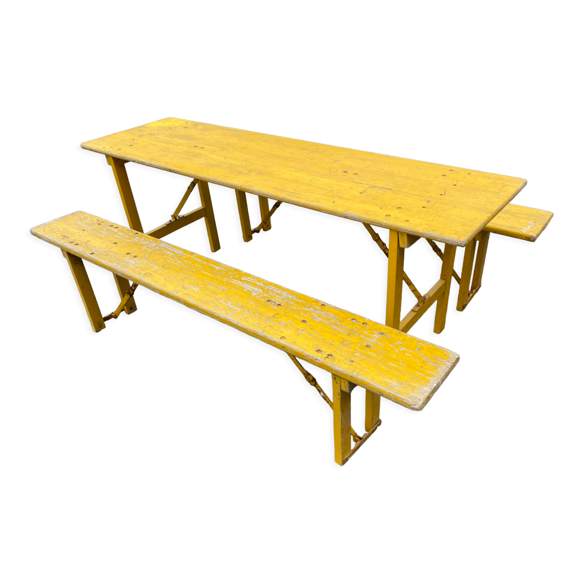 Terrace table & benches