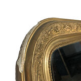 Former Louis Philippe mirror, mercury ice, 97x71cm