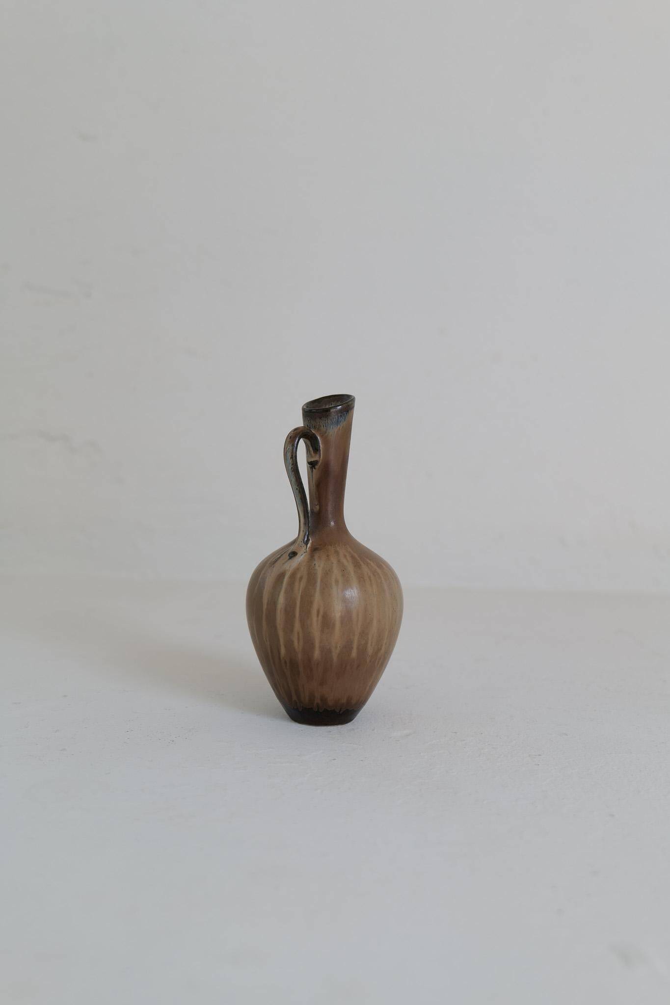 Collection of 3 ceramic vases by Gunnar Nylund Rörstrand Sweden, 1950s.