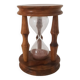 Vintage olive wood hourglass