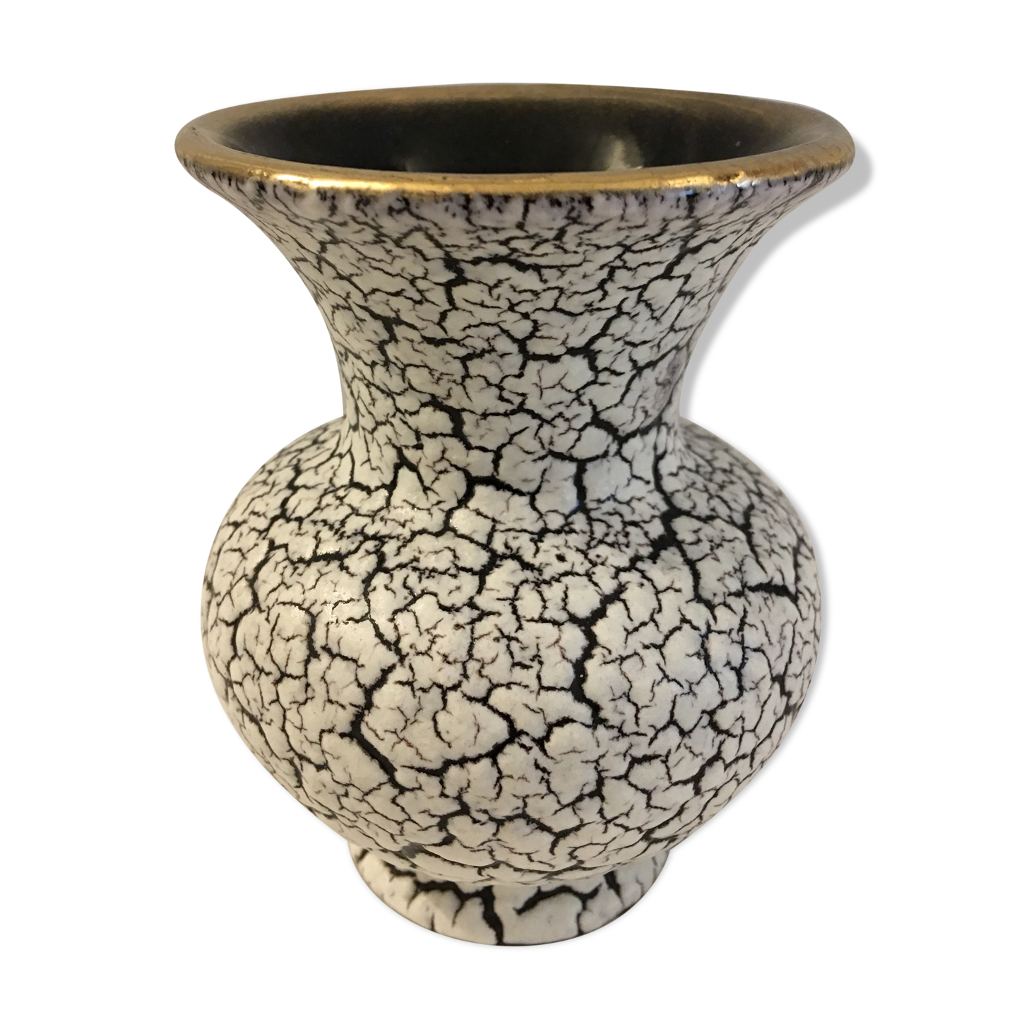 Jasba vase pottery West German Fat lava