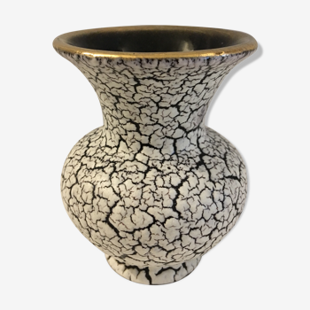 Jasba vase pottery West German Fat lava