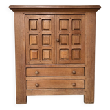 Commode bar en chêne des années 1950