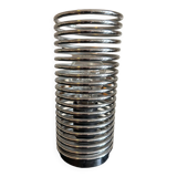 Chrome steel spring lamp
