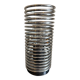 Chrome steel spring lamp