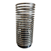 Chrome steel spring lamp
