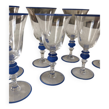 Lot de 7 verres à pied Paco Rabanne