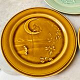 Dessert plates slurry HB Choisy the vintage king 60s lot of 5 plates