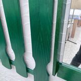 Pine coat rack and mirror